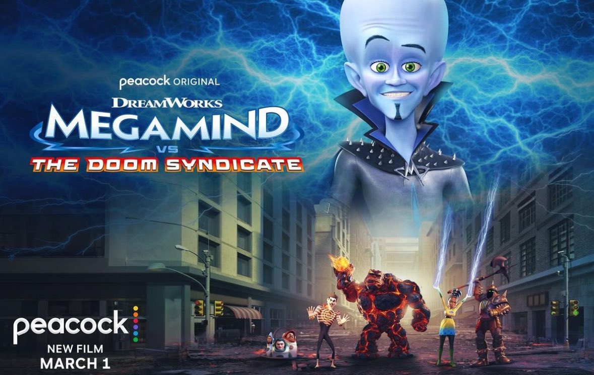 So much fun voicing one of the bad guys 😏 

The new Megamind movie and series are all out now on <a href="/peacock/">Peacock</a>!
