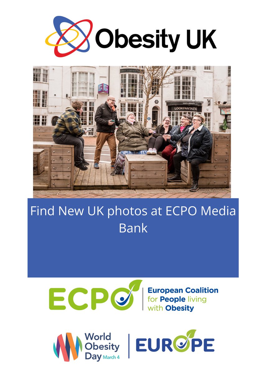 We are pleased to announce that as part of our WOD grant from @ECPObesity we have added some new images to the media library - go take a look. @ObesityUK_org @ObesityInst @ECPObesity #WODEurope #WorldObesityDay #AddressingObesityTogether See them at bit.ly/mediabank