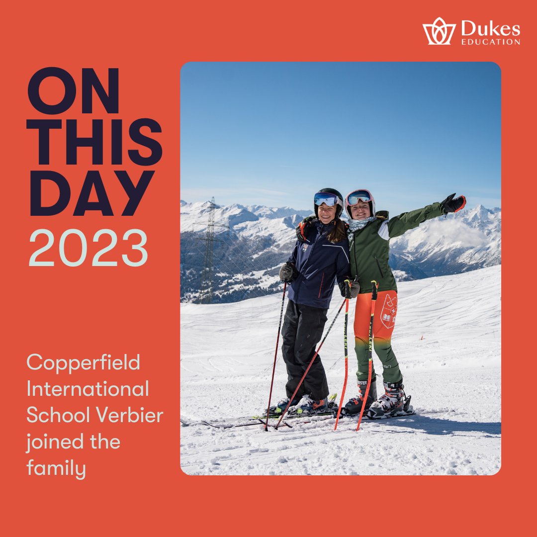 On this day in 2023, we welcomed Copperfield International School Verbier to the Dukes Education family. You can find out more about Copperfield by clicking here: bit.ly/49qIE76
