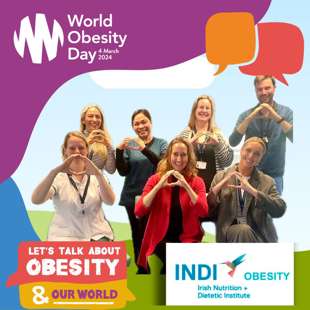 Celebrating World Obesity Day 2024
 
Let’s talk about Obesity care and the MDT. 
Here at the Centre for Obesity Management in Loughlinstown our  multidisciplinary team focus on improving health , quality of life and managing weight in a realistic way for the longer term.