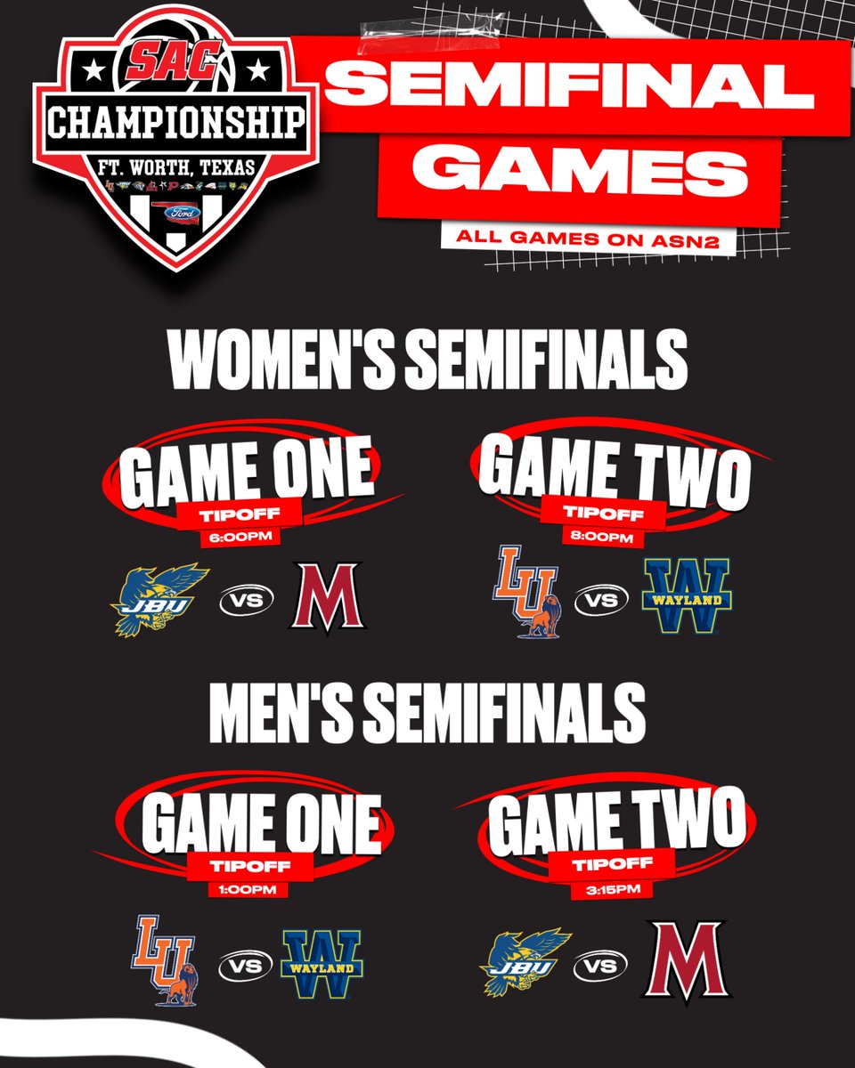 The @Sooner_Athletic BKB Championships hosted by @TexasWesleyan begins TODAY on ASN2! Find stats, video and audio broadcasts online at antlersn.com/sooner @JohnBrownWBB @JBUmbb @LangstonLionMBB @langstonuwbb @MACUMBB @MACU_WBB @FlyingQueensWBB @WBUBasketball