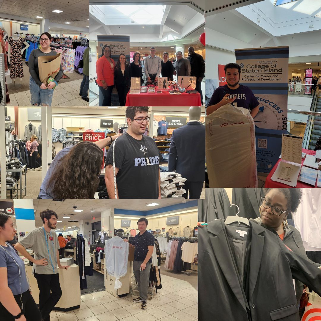 Thank you <a href="/JCPenney/">JCPenney</a> for hosting a Suit-Up event with the College of Staten Island to equip our students for future career success. #CareerReady #EmpoweringStudents #StatenIslandMall