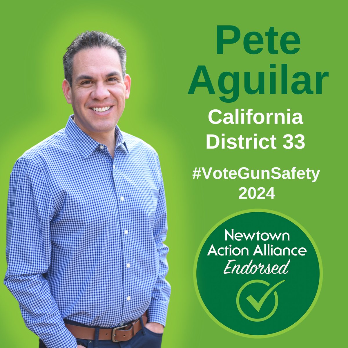 Honored to earn the endorsement of ⁦@NewtownAction⁩ . I’m proud to support an assault weapons ban and common sense gun safety measures that will save lives and protect our schools.