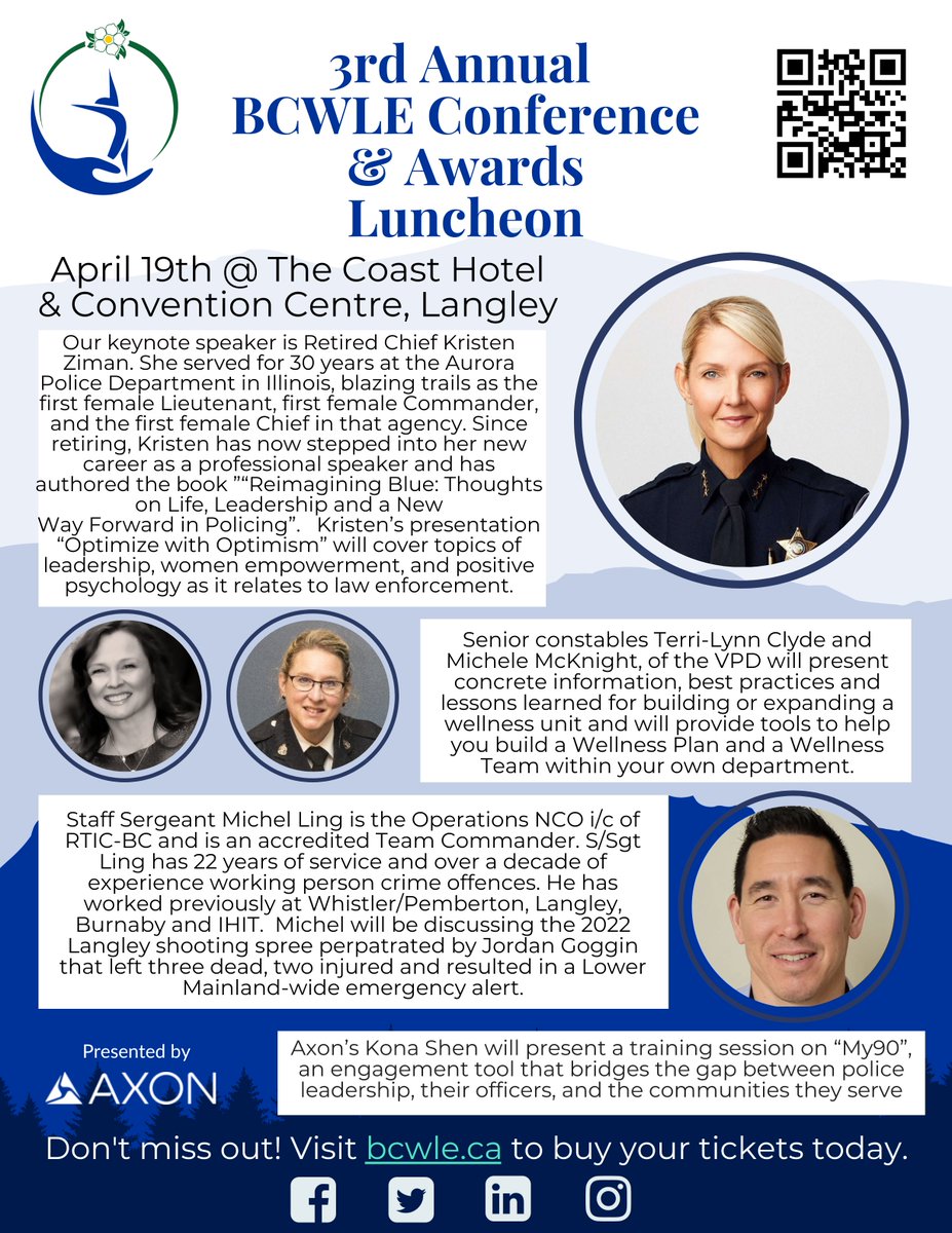 Have you registered yet? With a speaker line-up like this, the 2024 #BCWLE Conference & Awards Luncheon promises to be a don’t-miss event! Come be inspired. Full details and registration info at bit.ly/3URCuZg #WomenLeading #StrongerTogether