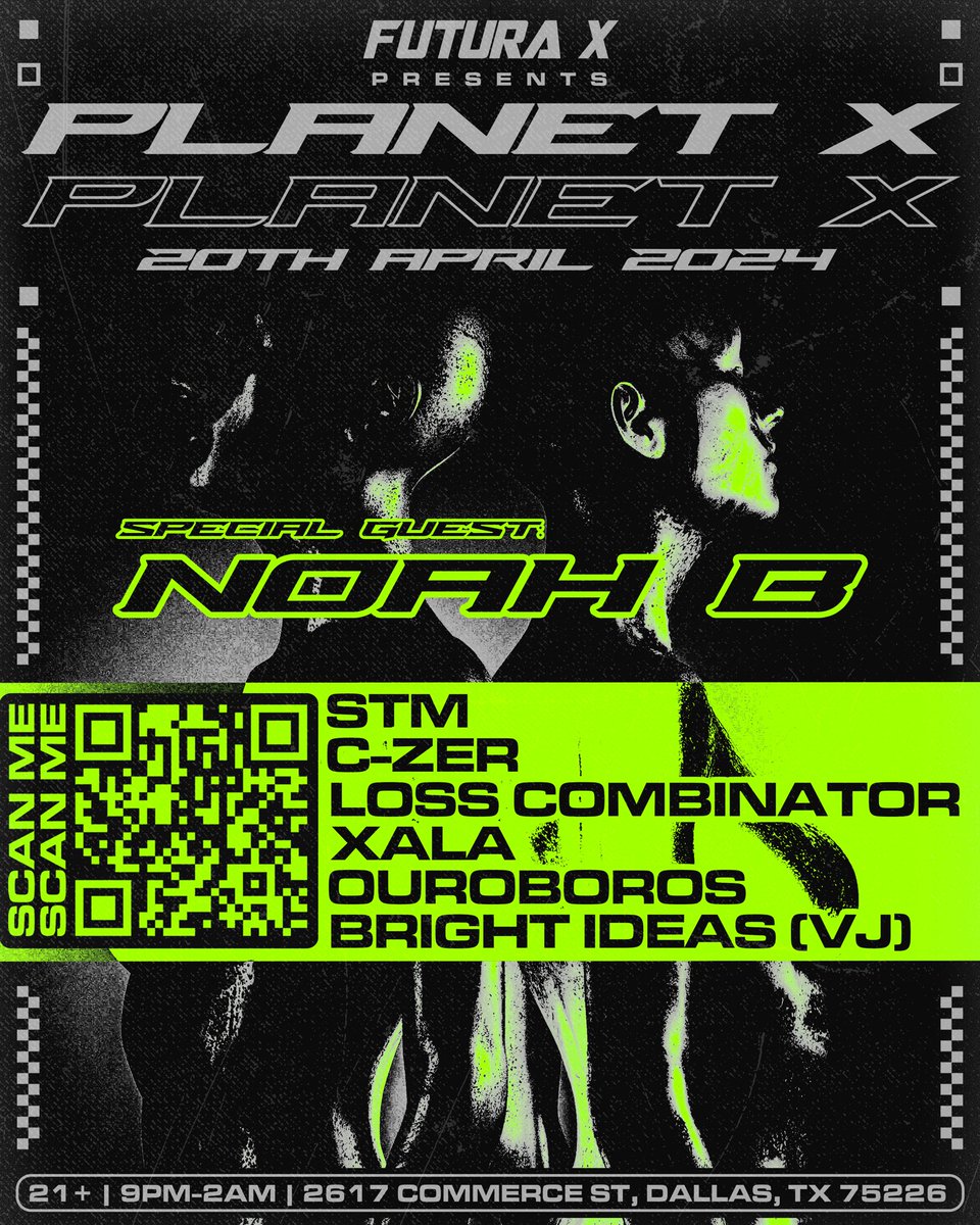 DALLAS - APRIL 20TH

PLANET X 🪐💫