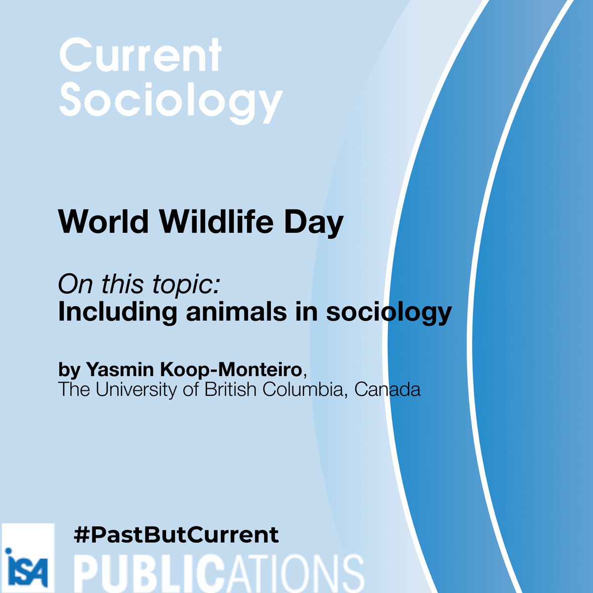 CurrentSociolog's tweet photo. How do we include animals in sociology? ๐ฆ #WorldWildlifeDay
With a focus on variety, this article reviews four key paths that researchers are taking to include animals in their research.
#PastButCurrent #OpenAccess
๐ https://t.co/DYys3HtUF0 https://t.co/9d6O0u2d8O