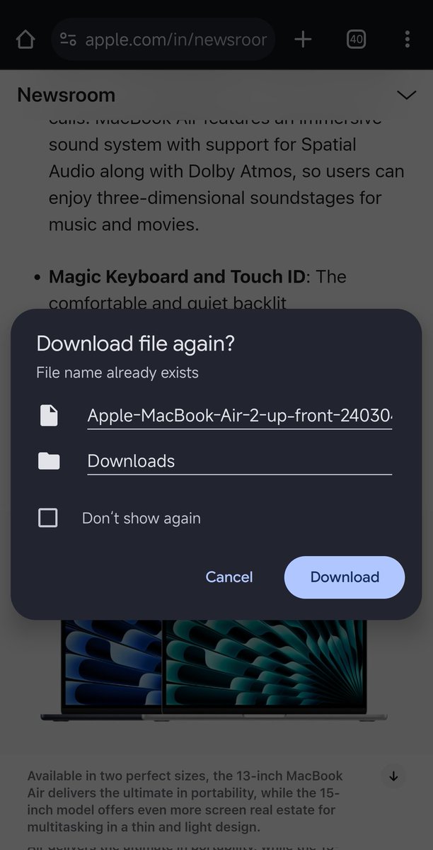 Apple was so lazy with the Air M3 models that they used the MacBook Air M2 images lol