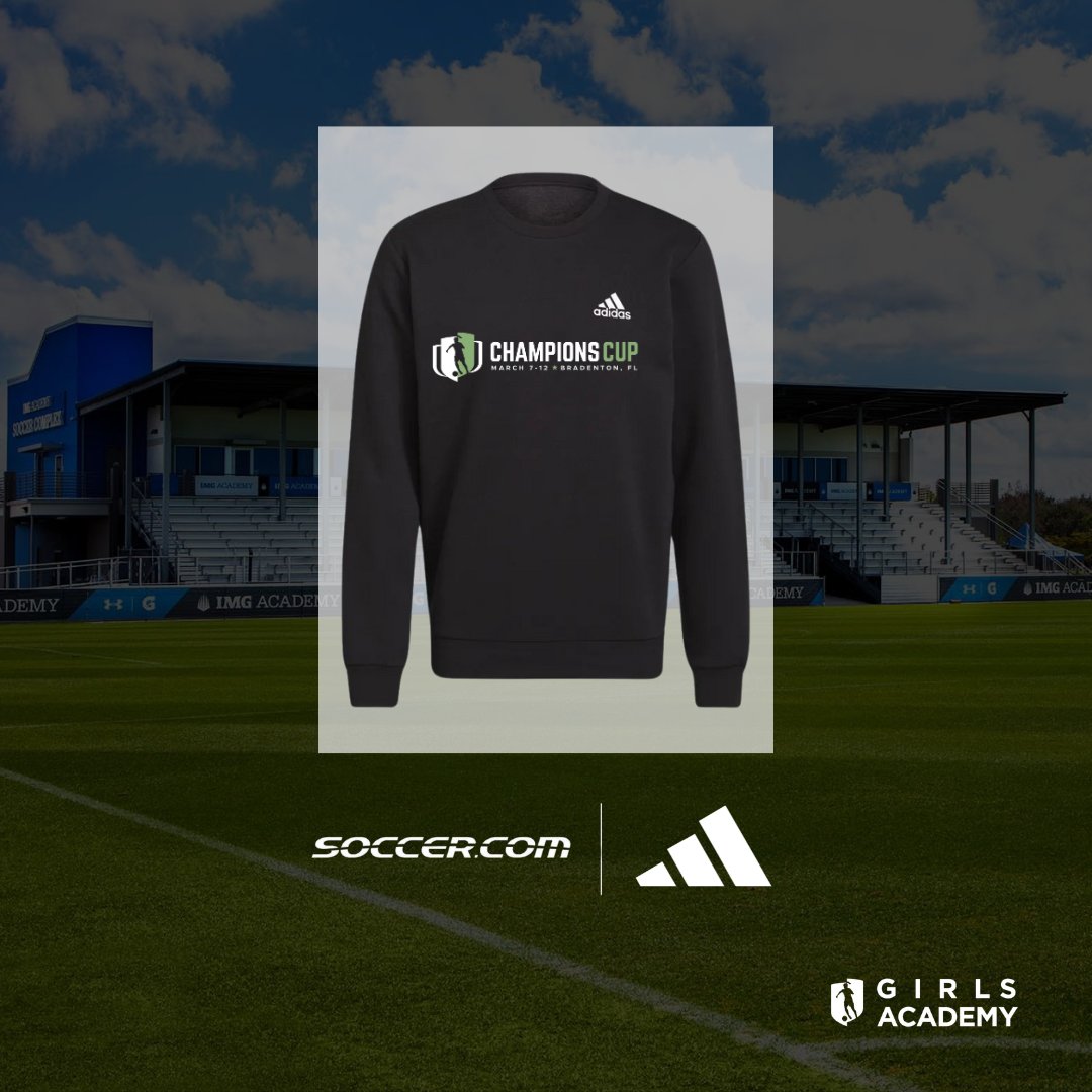 It's TIMEEEEEE👀🏆🤩

Pre-sale for Champions Cup merch is available starting
today (3/4) through 12pm EST on 3/6. Head to the link in our bio to get yours today!

girlsacademyleague.square.site