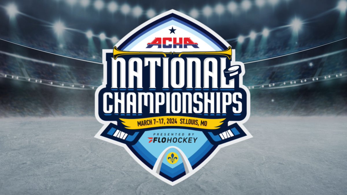 It's officially @achahockey National Championships week⭐From March 7-17 we'll welcome over 70 teams from across the country to compete in 100+ games with title hardware on the line!

Tickets: bit.ly/ACHA24NTL
Event Info: achahockey.org/2024-national-…