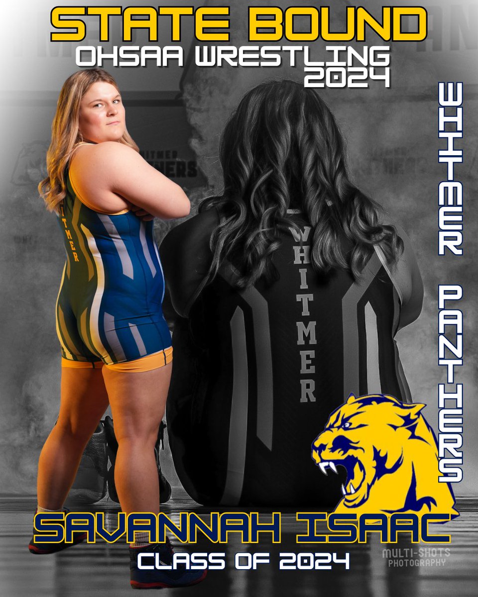 Multi Shots Photography (@multishotsphoto) on Twitter photo 🔒 STATE BOUND 🔒
<a href="/SavannahIs9608/">Savannah Isaac</a> <a href="/WhitmerAthletic/">Whitmer Athletic</a> <a href="/Whitmer_HS/">Whitmer High School 🐾</a> <a href="/WHSWrestling/">Whitmer Wrestling</a> <a href="/OHSAASports/">OHSAA Sports</a> #WomensWrestling #statebound #PantherPride <a href="/WLS4Kids/">Washington Local Schools</a> 🔒 STATE BOUND 🔒
<a href="/SavannahIs9608/">Savannah Isaac</a> <a href="/WhitmerAthletic/">Whitmer Athletic</a> <a href="/Whitmer_HS/">Whitmer High School 🐾</a> <a href="/WHSWrestling/">Whitmer Wrestling</a> <a href="/OHSAASports/">OHSAA Sports</a> #WomensWrestling #statebound #PantherPride <a href="/WLS4Kids/">Washington Local Schools</a>