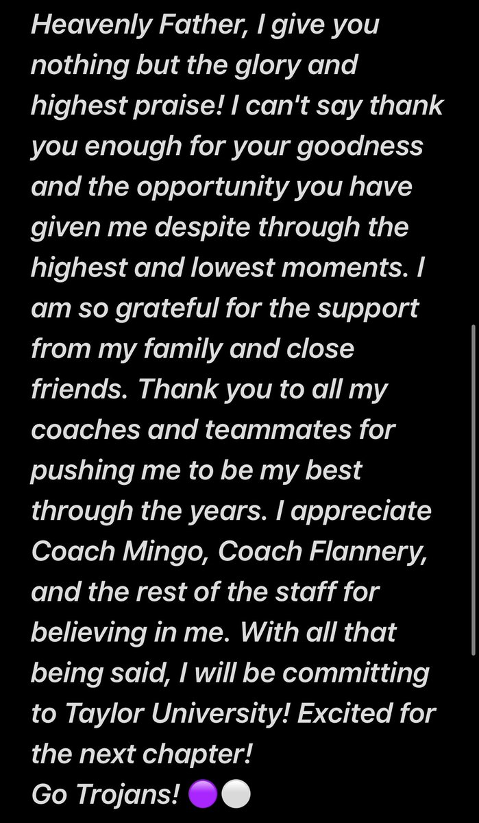 Noah 🌟 (@noah_lien) on Twitter photo Committed‼️🟣⚪️
<a href="/Coach_Mingo/">Aaron Mingo</a>
<a href="/Coach_Flannery/">Josh Flannery</a>
<a href="/CoachLangvardt/">Adam Langvardt</a>
<a href="/CoachTSharp/">Tobin Sharp</a> <a href="/Coach_Boddie/">Jared T. Boddie</a> <a href="/TrojansFBL/">Taylor Football</a>
<a href="/Dre_Muhammad/">Dre Muhammad</a>
<a href="/TriWestFootball/">Tri-West Football</a>
#TaylorTough | #EMAT Committed‼️🟣⚪️
<a href="/Coach_Mingo/">Aaron Mingo</a>
<a href="/Coach_Flannery/">Josh Flannery</a>
<a href="/CoachLangvardt/">Adam Langvardt</a>
<a href="/CoachTSharp/">Tobin Sharp</a> <a href="/Coach_Boddie/">Jared T. Boddie</a> <a href="/TrojansFBL/">Taylor Football</a>
<a href="/Dre_Muhammad/">Dre Muhammad</a>
<a href="/TriWestFootball/">Tri-West Football</a>
#TaylorTough | #EMAT