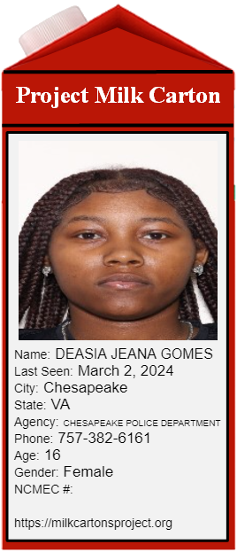 P_MilkCarton's tweet image. 🚨🚨MISSING CHILD🚨🚨