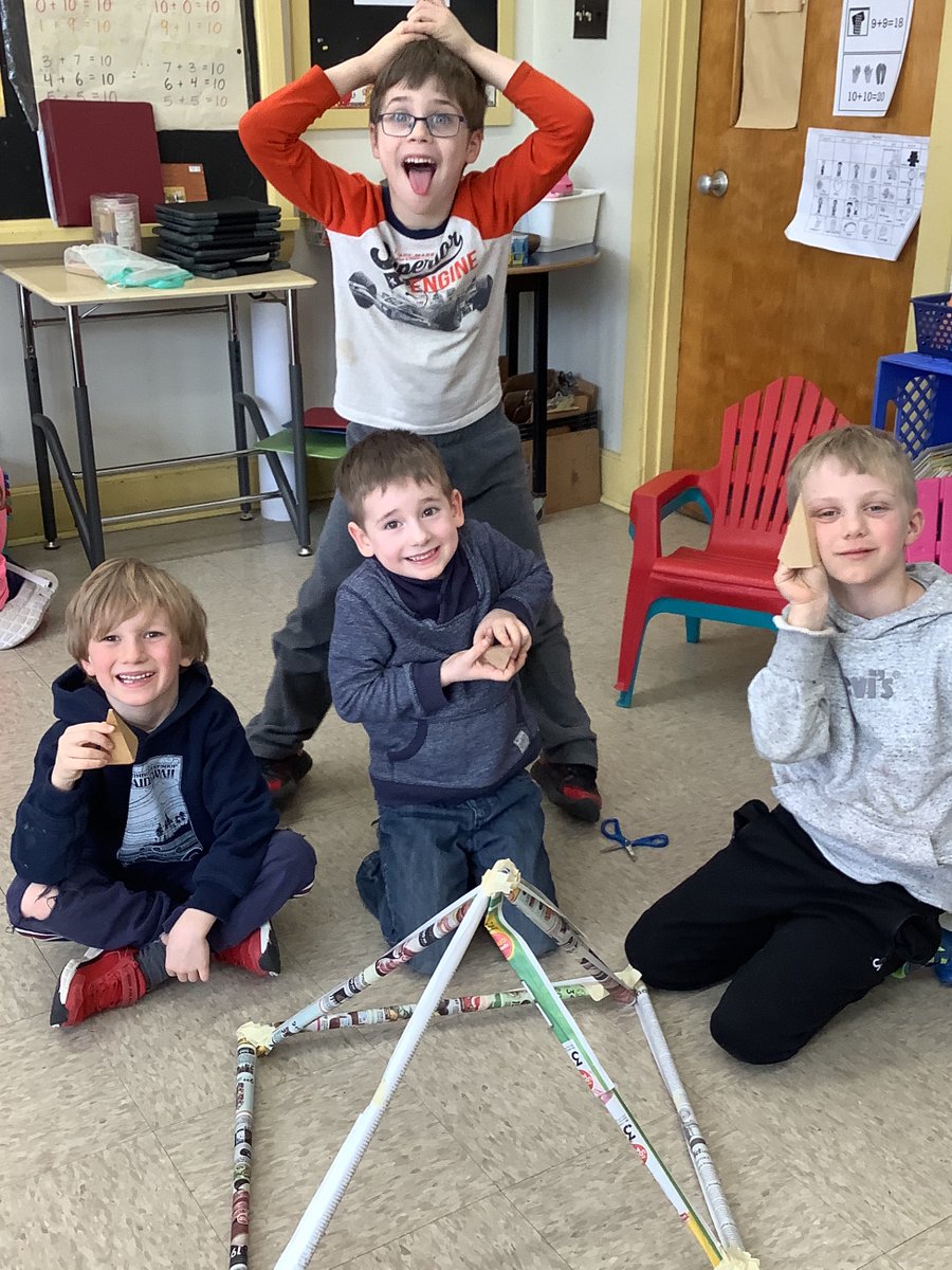 Having fun building large 3D shapes!  #hrcemath