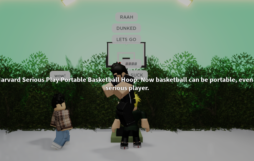 stuff_mikey's tweet photo. Note to Self: Never let Sky and Brogan model a portable basketball hoop. https://t.co/zLWqTllFl1