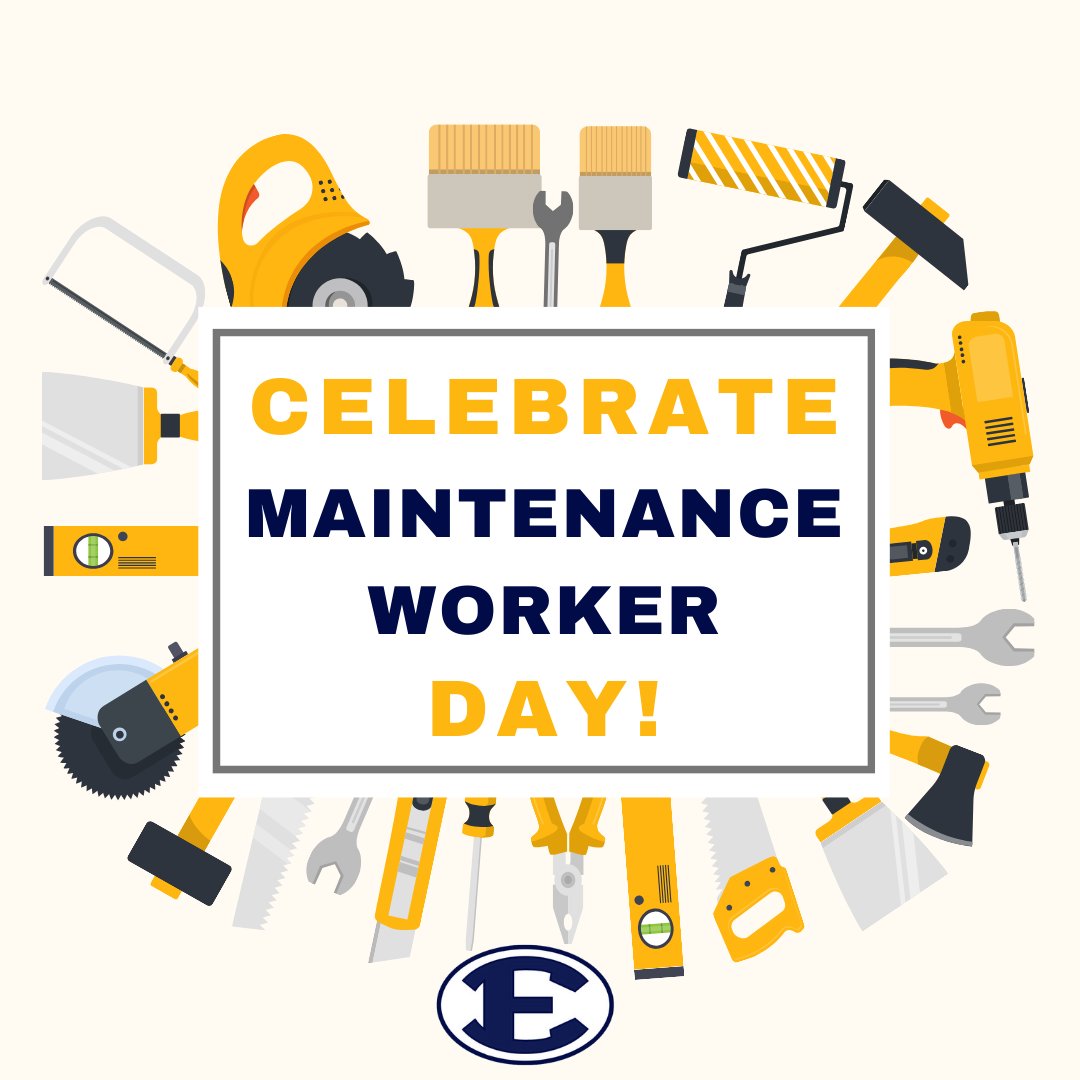 We extend our heartfelt gratitude to the dedicated Sodexo and EISD staff members who keep our facilities running smoothly every day. Your hard work does not go unnoticed. Thank you for making our schools a better place. #MaintenanceWorkerAppreciationDay