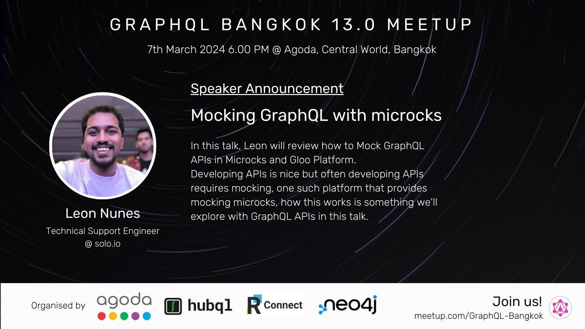 Dan Starns (@dan_starns) on Twitter photo waaat! <a href="/mediocreDevops/">Leon 🧋</a> back at GraphQL Bangkok again this week?
See you there 👉 
meetup.com/graphql-bangko… waaat! <a href="/mediocreDevops/">Leon 🧋</a> back at GraphQL Bangkok again this week?
See you there 👉 
meetup.com/graphql-bangko…
