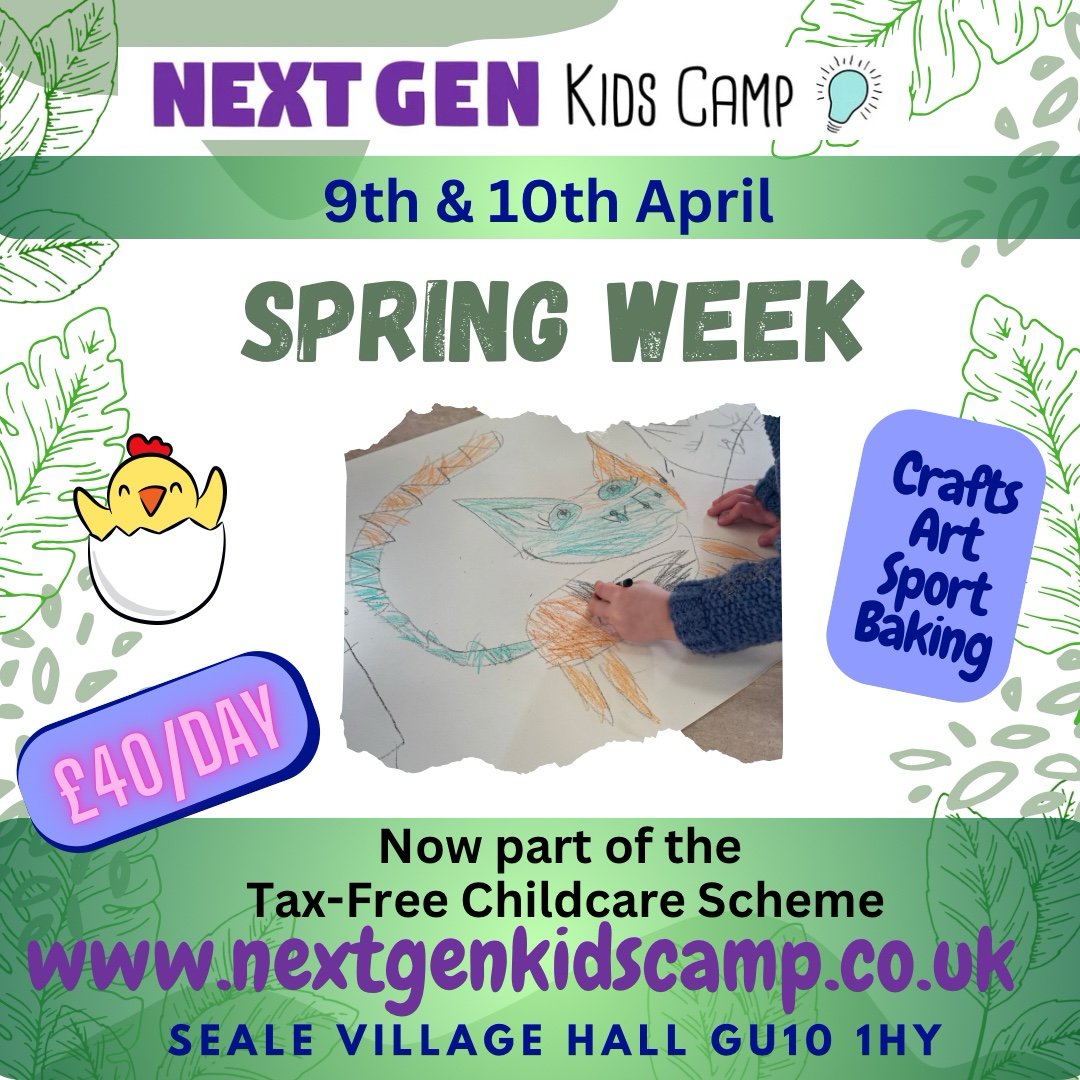 Come and join us being creating, having fun &amp; learning 😎 3-7 year olds 🎨 9am till 4pm with early and late pick up available. Book up while we have spaces 💫
#surreylife #surreyparents #surreymums #guildford #guildfordmums #farnham #farnhammums #puttenham #lovefarnham #godalming