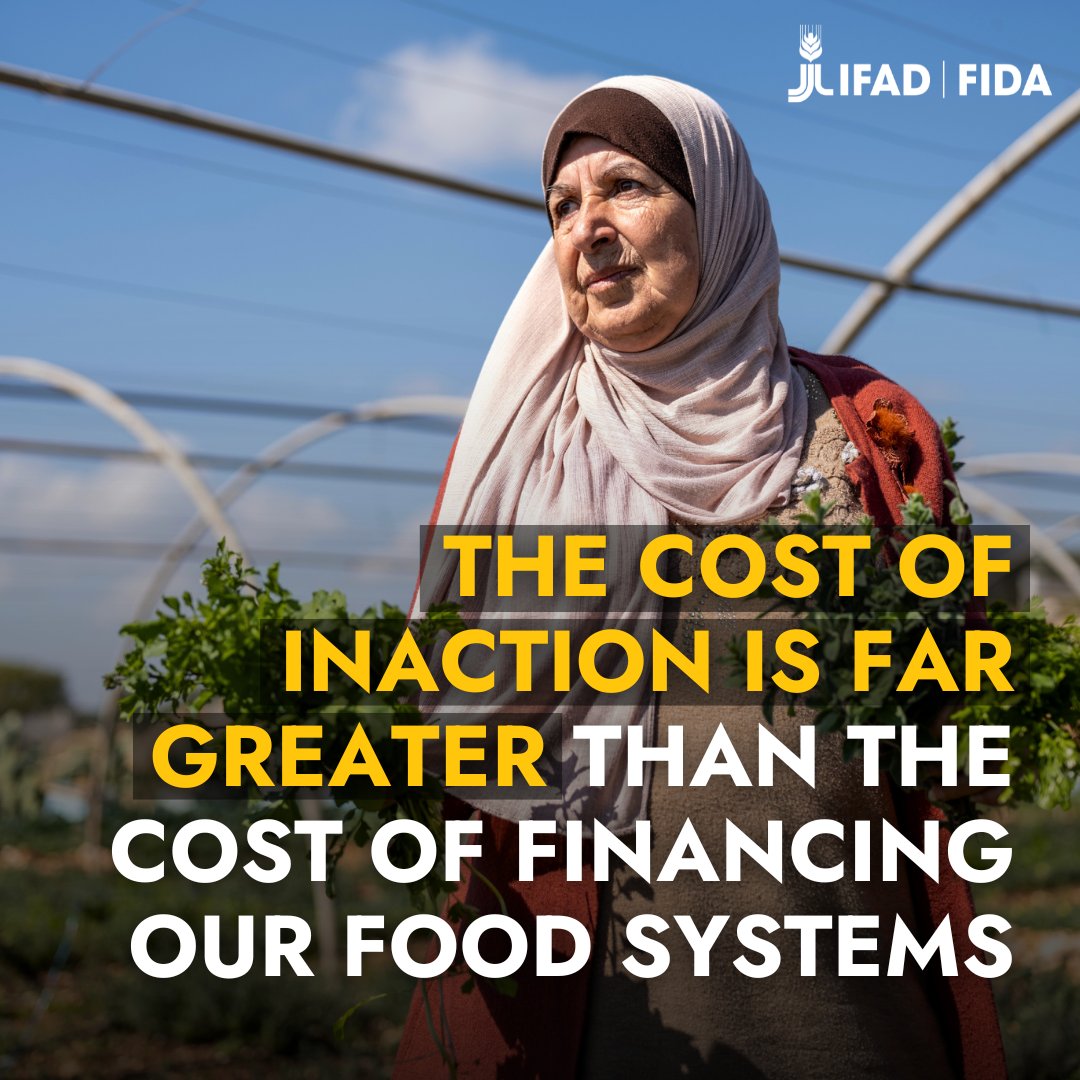 Up to US$400 billion in additional investment per year until 2030 are needed to safeguard a 🌎 transition to more equitable, healthy and sustainable #FoodSystems.

It may sound daunting, but failure to act would cost $12 trillion a year.