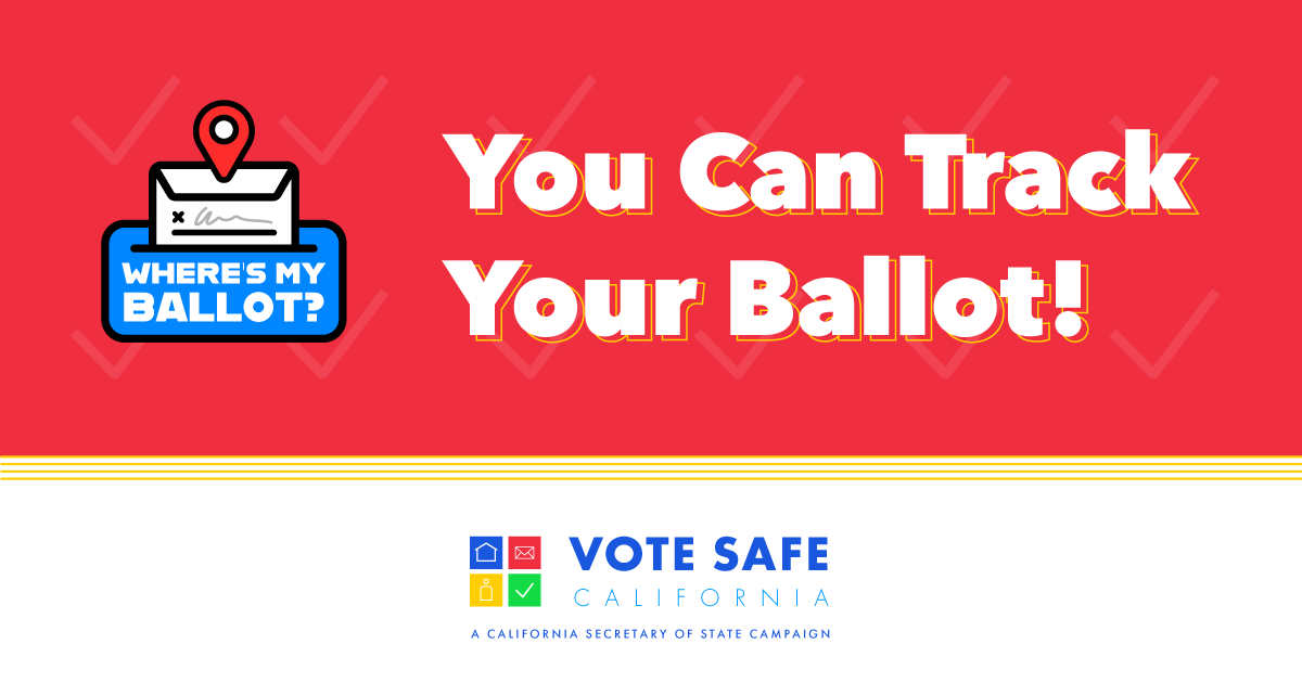 #DidYouKnow Every registered voter in Los Angeles County can sign up for “Where’s My Ballot?” to receive automatic notifications about the status of your ballot – from when it was sent to you until it is received and counted! Sign up NOW at sos.ca.gov/elections/ball…