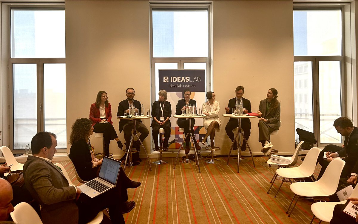 #CEPSlab2024 The session titled “ Just transition, just skills? Rethinking the green labour market transition” hosted by the @transeuroworks project has started! What an incredible occasion to share ideas and best practices! Stay tuned! 🔥