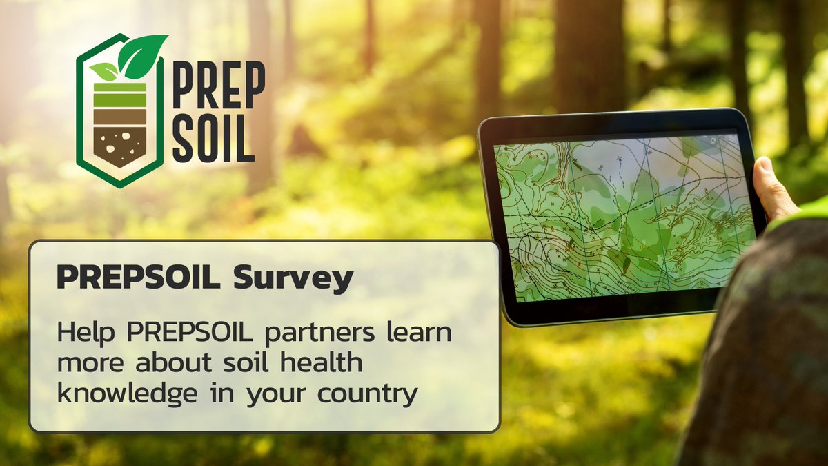 Are you from 🇸🇪🇩🇰🇳🇱🇩🇪🇵🇱🇪🇸🇫🇷 & involved with #agriculture #forestry #urban #soils? Fill in our surveys targeted at local stakeholders working in different land use cases, to gain insight about how they gain new knowledge about #soilhealth. Share your voice😃prepsoil.eu/news/survey-he…