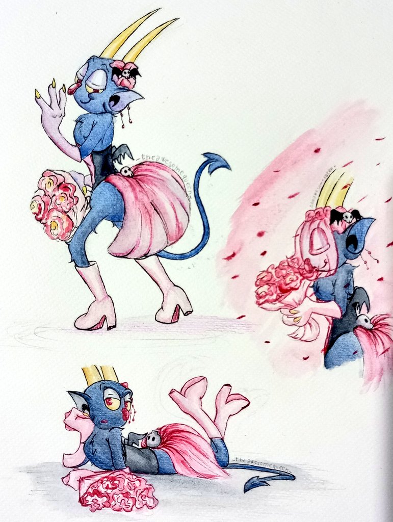 TheAwes0m3Qu33n's tweet photo. #averydevilwedding #RENEWTHECUPHEADSHOW #Cuphead #TheDevilcuphead #thecupheadshow
My Devil Bride ^w^ https://t.co/PKkoSBYoTM