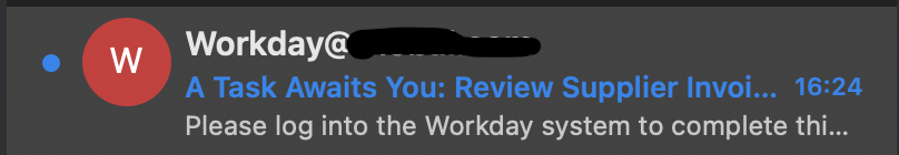 alexjones9's tweet photo. Why does Workday always makes approving an invoice seem like the start of a quest in a fantasy game https://t.co/nJXi4hcIlW