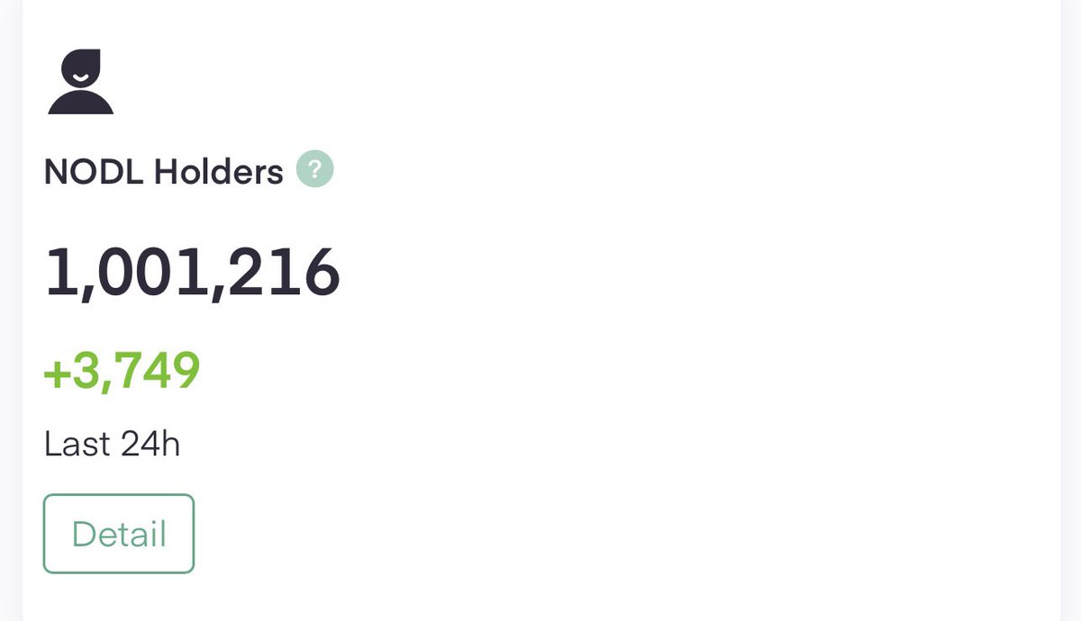 anthenor's tweet image. Big milestones for the @NodleNetwork and the DePiN space in general. Nodle just passed 1 Million holders of the token on mobile. #depin #DePINSummer #blockchain @GeKinsman @EliottTeiss @florentstroppa