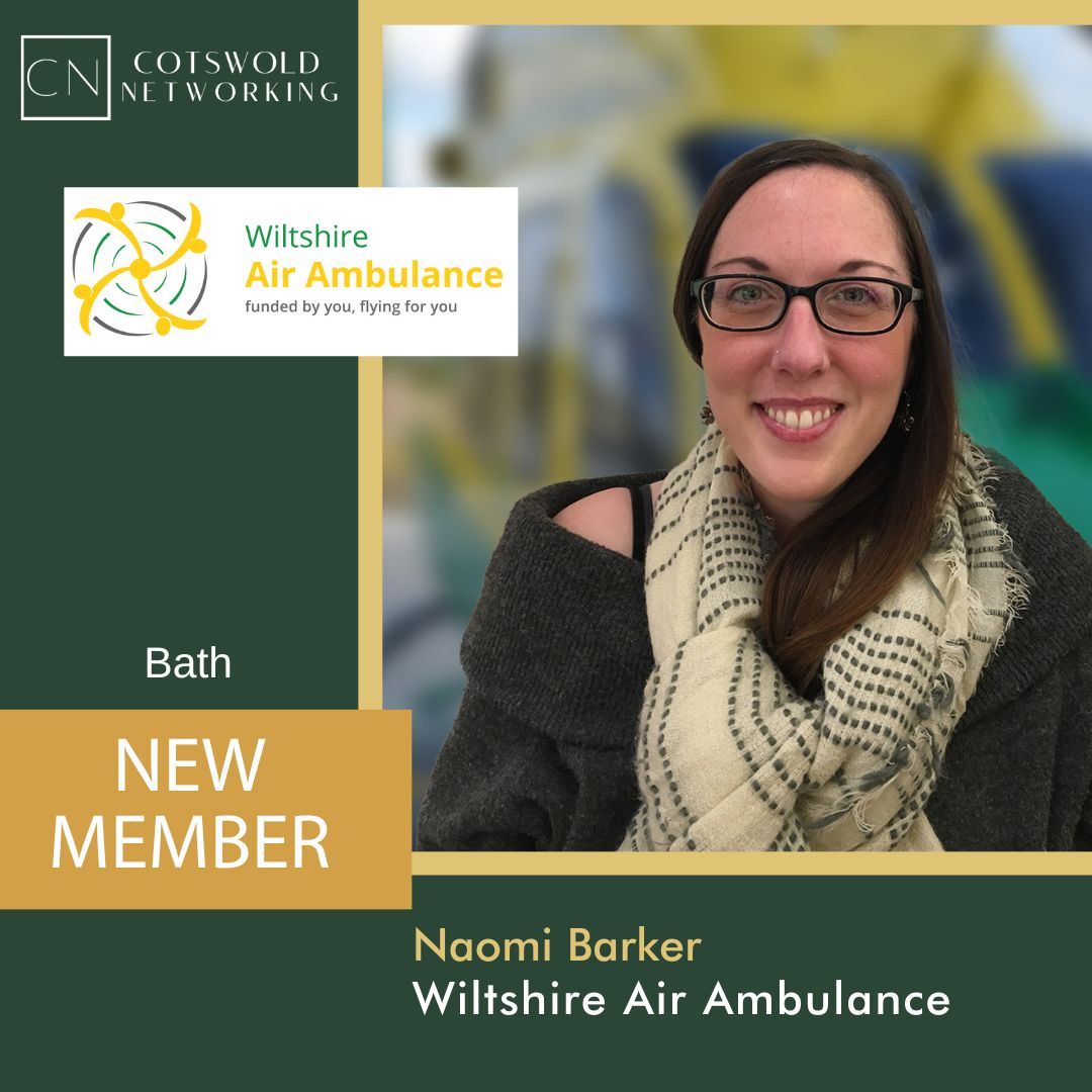 We are very delighted to offer one of our Free Charity Places to Naomi Barker from @wiltshireairambulance for our new Bath & Beyond Networking group. #cotswoldnetworking #bathuk #bradfordonavon #bathbusiness #trowbridge #trowbridgebusiness #corshamlife #corsham #chippenham