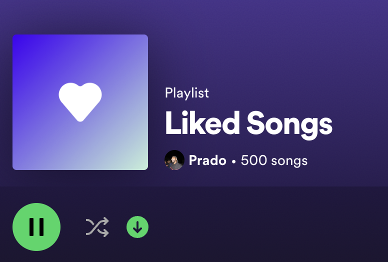 reached 500 liked songs on Spotify. what number are you on?