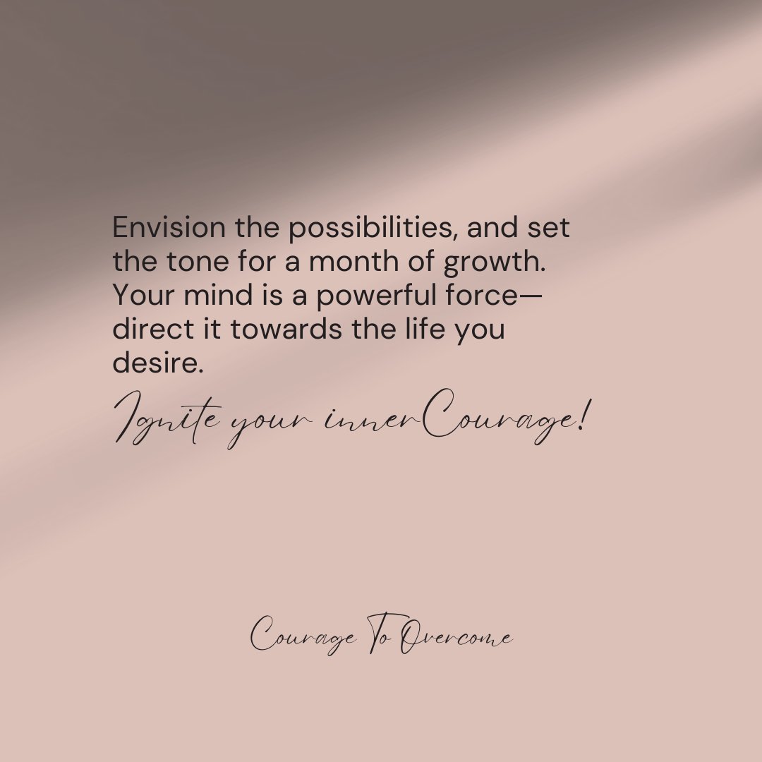 Happy Monday! This week, let's pivot our mindsets, and embrace the power of positive thinking. Let the pivot begin! 

#Mondaymessage #couragetoovercome #strengthincourage #couragetobloom #mentalhealth