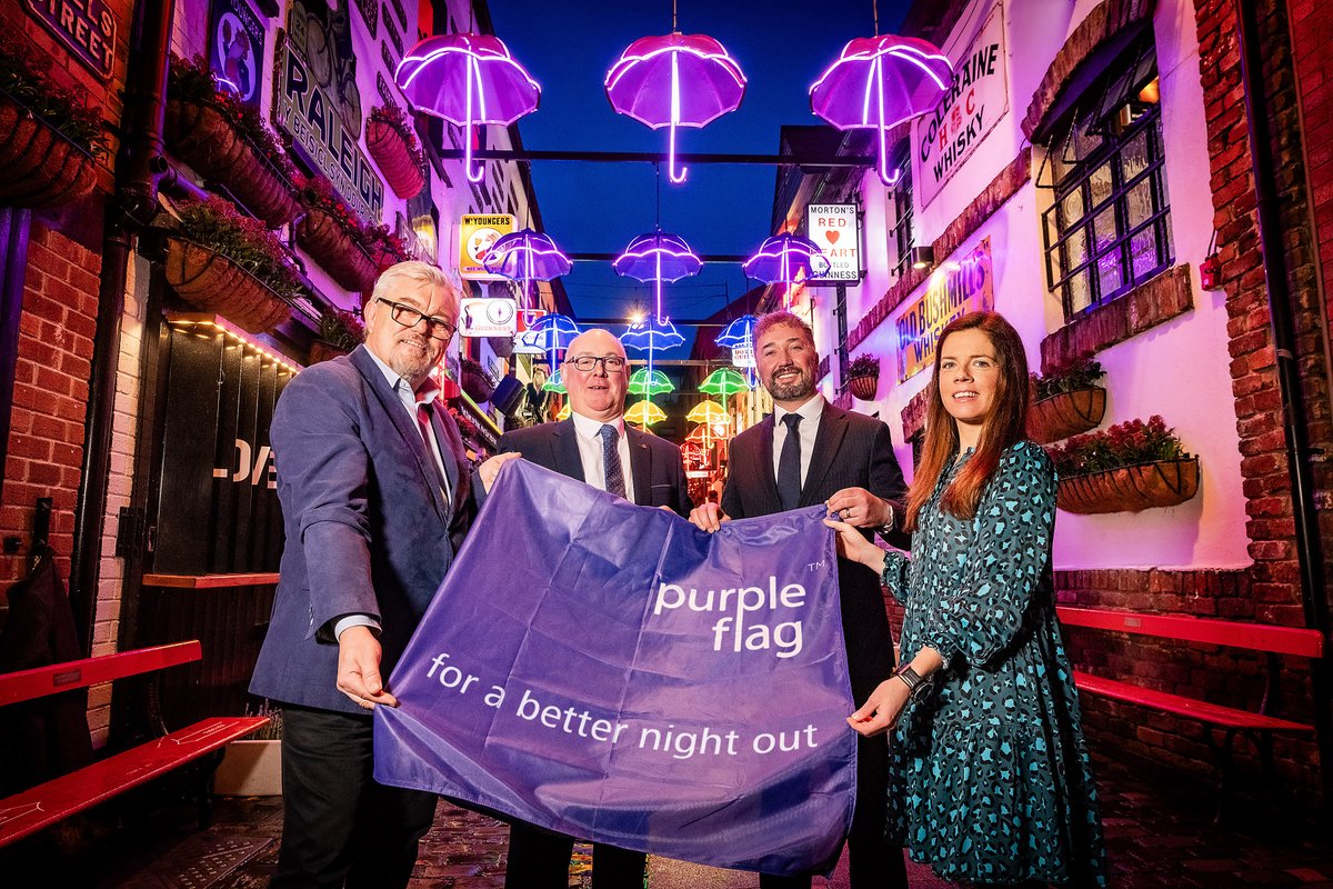 Linen Quarter BID (@linenquarterbid) on Twitter photo Belfast's three BID's are delighted to announce Purple Flag Status for Belfast City Centre🟪🌃
Award celebrates cities committed to providing vibrant night-time economy. City BIDs to introduce first Belfast Night Czar to enhance night-time strategy
More: linenquarter.org/news-item/belf… Belfast's three BID's are delighted to announce Purple Flag Status for Belfast City Centre🟪🌃
Award celebrates cities committed to providing vibrant night-time economy. City BIDs to introduce first Belfast Night Czar to enhance night-time strategy
More: linenquarter.org/news-item/belf…