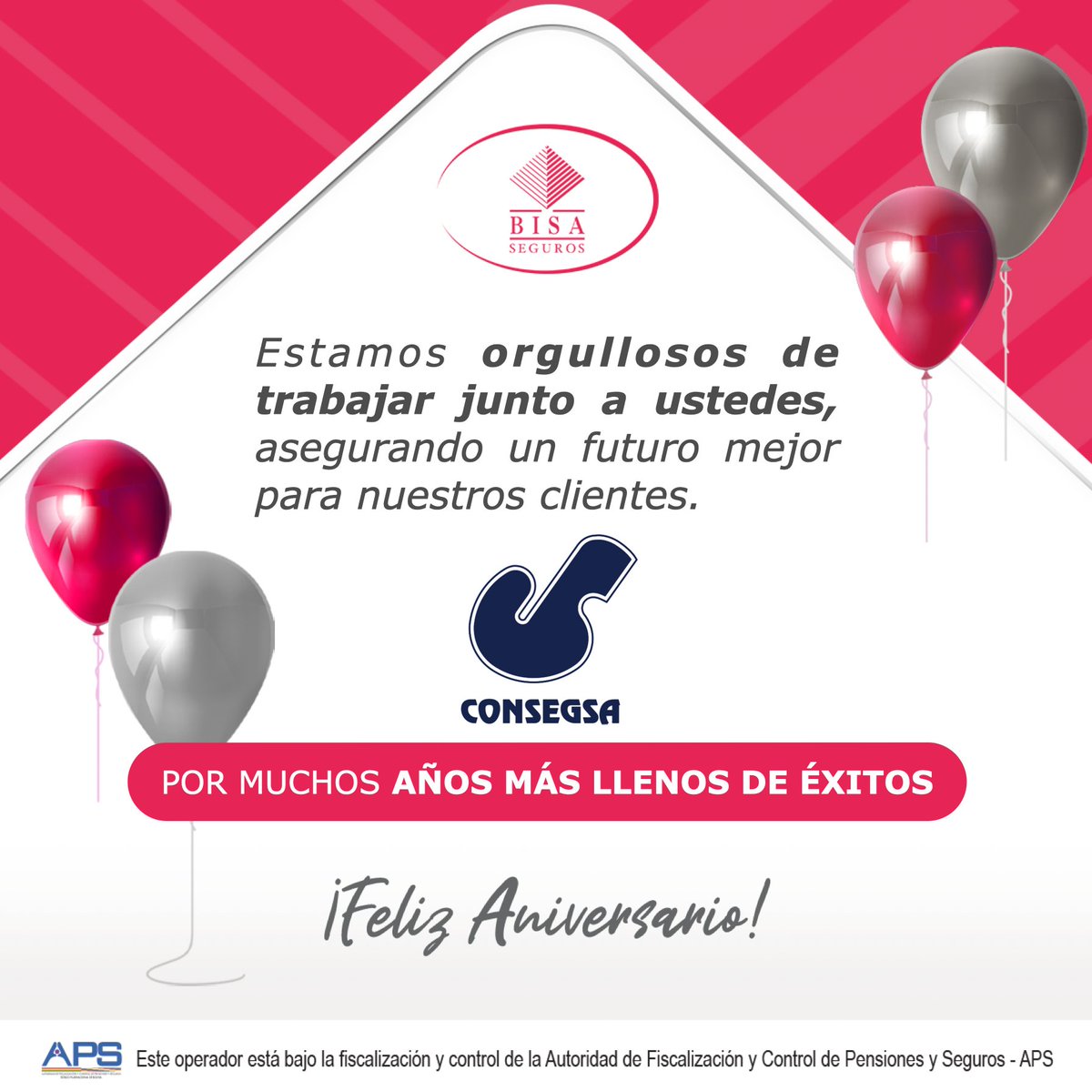 ¡Felicidades Consultores de Seguros S.A.!