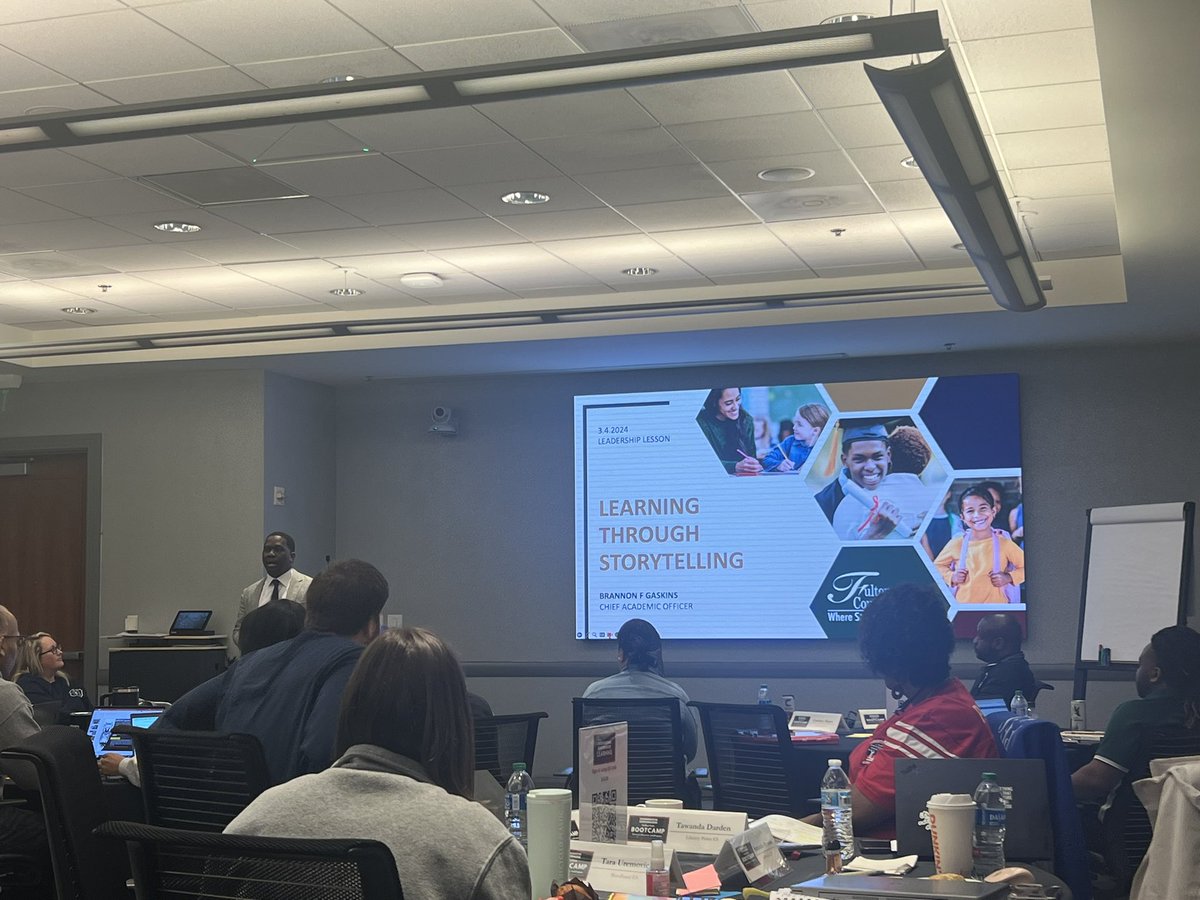 Tara McGee (@tara_r_mcgee) on Twitter photo Leadership storytelling with <a href="/BFGaskins/">Brannon F. Gaskins</a> is truly inspirational! TY for the golden nuggets gained with new APâs as we reflected on historical experiences which provide us with meaningful insights as leaders! <a href="/FCSPLLD/">FCS Prof. Learning & Leadership Development</a> <a href="/brian_keefer/">Brian Keefer, Ed.D.</a> @CJ_FCS_COS <a href="/waretfulton/">Tracy Neal Ware</a> Leadership storytelling with <a href="/BFGaskins/">Brannon F. Gaskins</a> is truly inspirational! TY for the golden nuggets gained with new APâs as we reflected on historical experiences which provide us with meaningful insights as leaders! <a href="/FCSPLLD/">FCS Prof. Learning & Leadership Development</a> <a href="/brian_keefer/">Brian Keefer, Ed.D.</a> @CJ_FCS_COS <a href="/waretfulton/">Tracy Neal Ware</a>