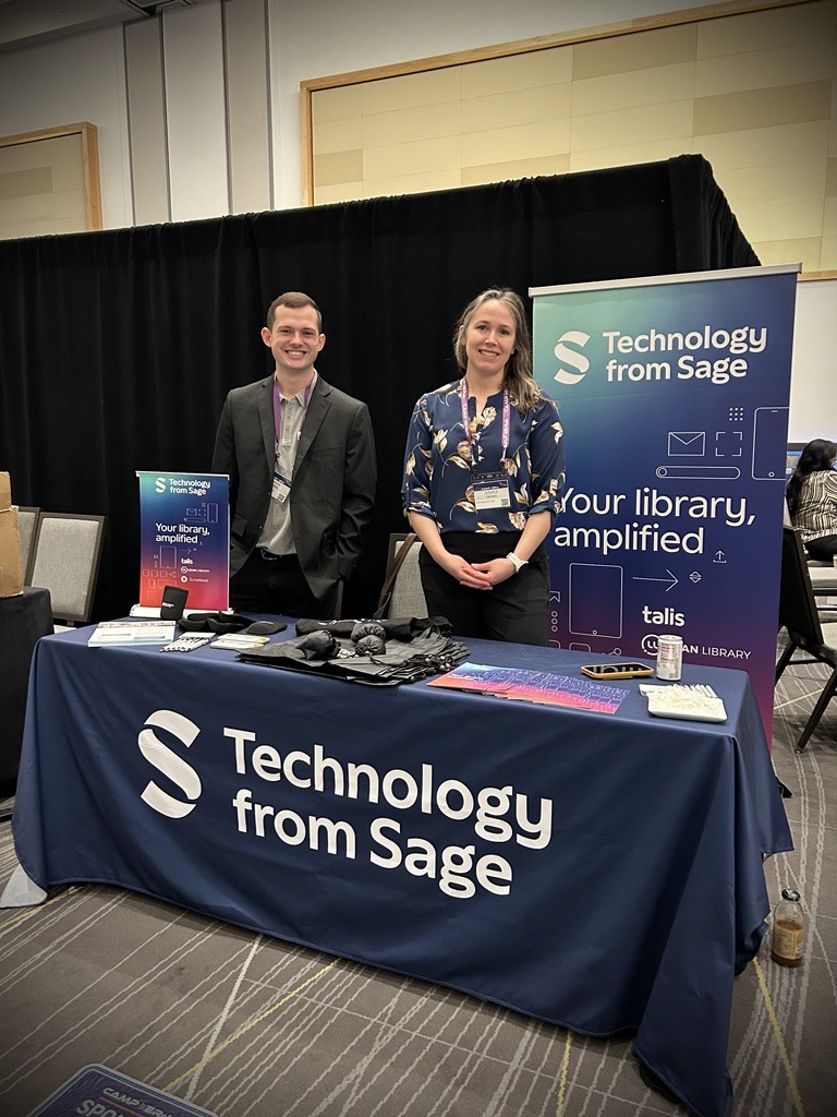 leanlibrary's tweet image. We&apos;re ready for @ERandL! 🚀

Come and say hello to Jess, Jacob and the team at the #TechfromSage booth #714. 

We&apos;d love to say hello and learn more about your library. 🙂