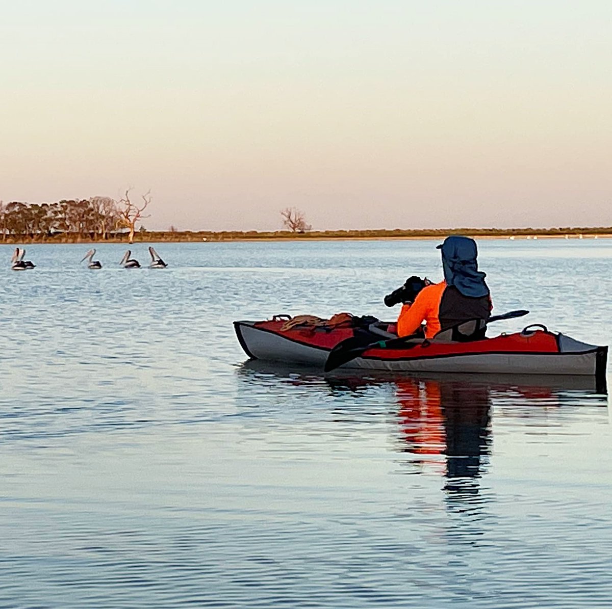 OzInflatabKayak's tweet photo. Finding the perfect frame while floating on nature's canvas.
📸 Anthony
📍#NorthOfHay
🚣🏻 #AdvancedFrameKayak
.
.
.
#AdvancedElements #OzInflatableKayaks #Kayak #Kayaking #Cycling #Travel #Camping #KayakingAustralia #CyclingAustralia #CampingAustralia #Australia #Kayaker https://t.co/5LlmGaFYuA