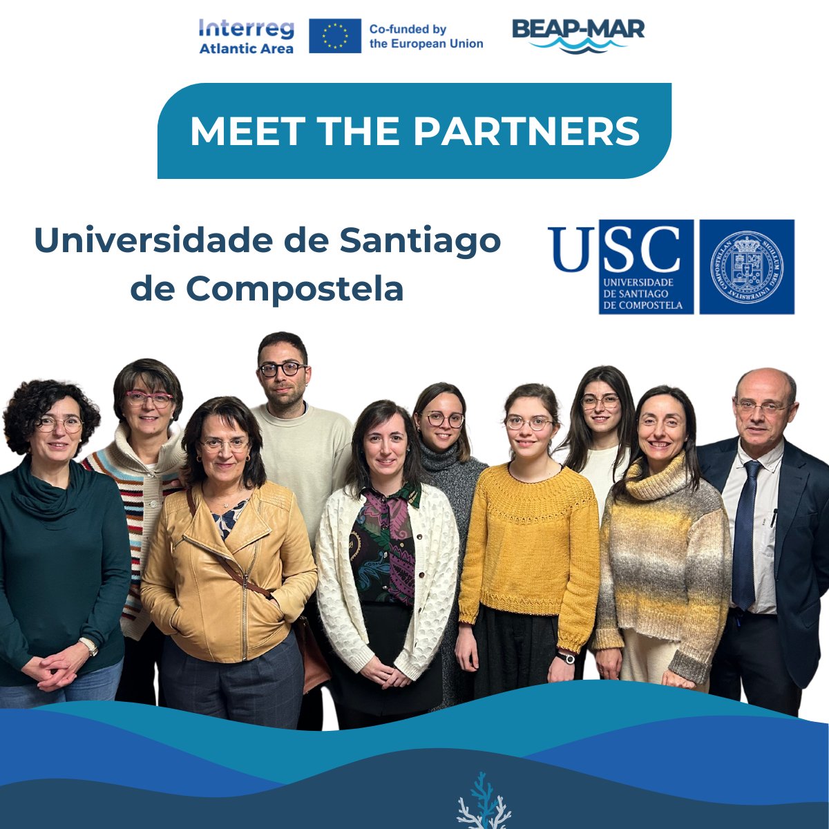 Meet the Partners | Universidade de Santiago de Compostela🇪🇸 Lead partner, @UniversidadeUSC, consists of the fantastic team below. The Dept. of Pharmacology bring a wealth of knowledge to BEAP-MAR particularly in the area of research into biotoxins - natural products👏