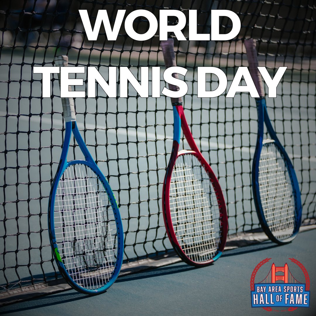 Happy World Tennis Day! 🎾 Celebrate with us by exploring the Bay Area Sports Hall of Fame's tennis greats at bit.ly/bashof_tennis #WorldTennisDay