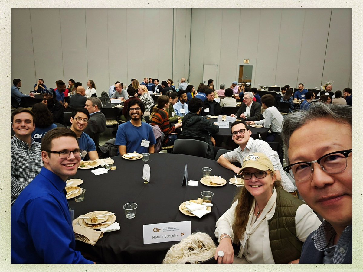 Natalie Stingelin (@stingelinn) on Twitter photo <a href="/GeorgiaTech/">Georgia Tech</a> Materials Science & Engineering working on attracting the best. It is one of the most wonderful moments for academics to be exposed to potential students. Look at the smile of <a href="/AntonioFacchet2/">Antonio Facchetti</a> <a href="/ScottDanielsen/">Scott Danielsen</a> #Seung_Soon_Yang !
@GTMSE5 rocks!
#TransformingTomorrow <a href="/GeorgiaTech/">Georgia Tech</a> Materials Science & Engineering working on attracting the best. It is one of the most wonderful moments for academics to be exposed to potential students. Look at the smile of <a href="/AntonioFacchet2/">Antonio Facchetti</a> <a href="/ScottDanielsen/">Scott Danielsen</a> #Seung_Soon_Yang !
@GTMSE5 rocks!
#TransformingTomorrow