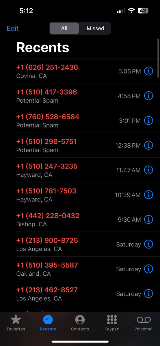 PosthumaCarl's tweet photo. Yooooo who did I piss off? 🤣 These robo calls getting really out of hand https://t.co/491kmZenPN