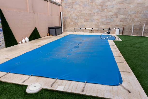 ChristmanPool's tweet photo. A pool cover is a smart investment. Not only does it keep debris out, but it also helps maintain the water temperature and reduces water evaporation. #PoolCover #PoolCare https://t.co/4xqPRRS6dZ