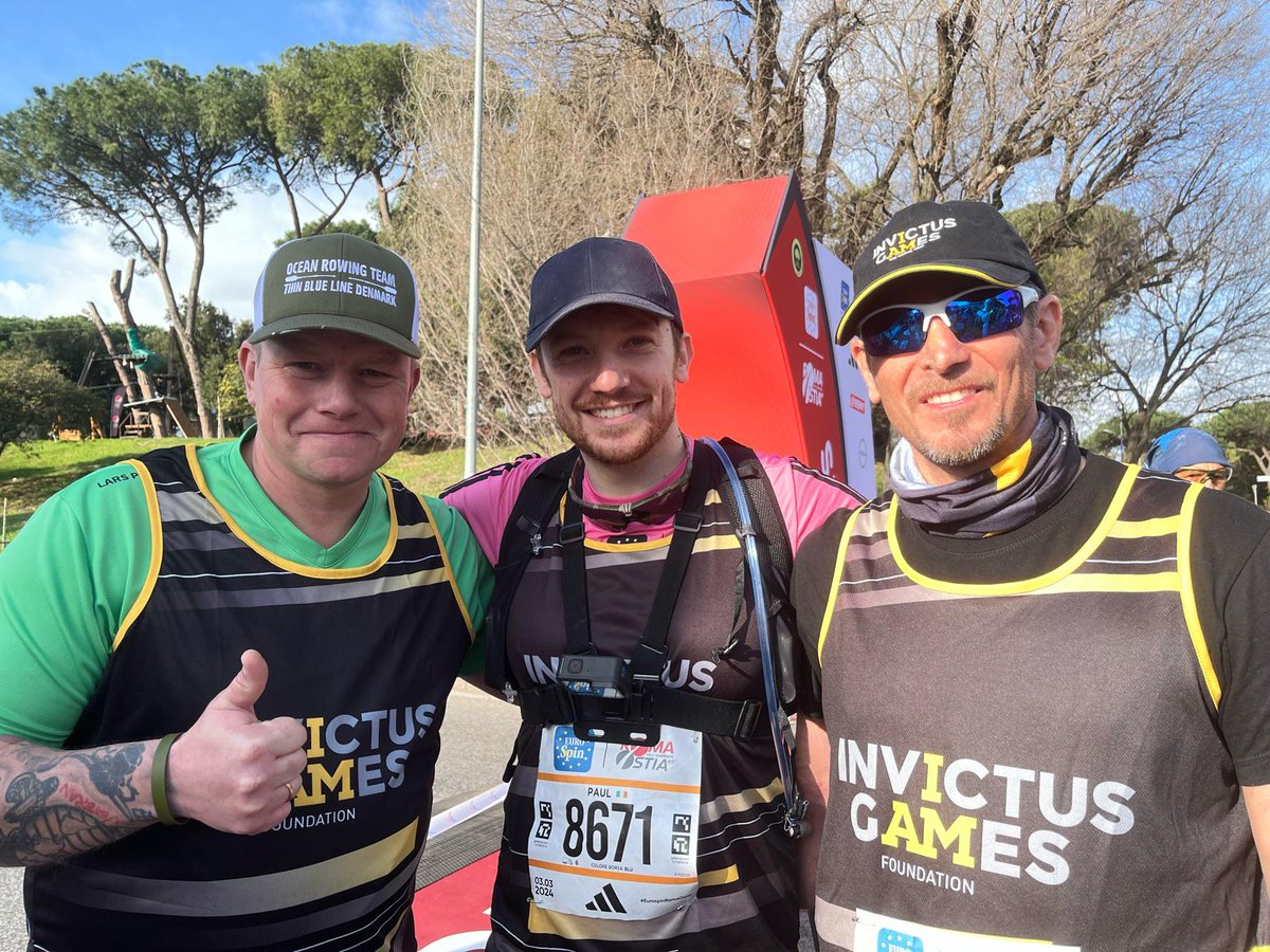 WeAreInvictus's tweet photo. Congratulations to everyone who took part in our latest #InvictusChallenges to run the Roma Ostia Half Marathon!
Whether it took 2 or 4 hours, everyone should be very proud of what they've accomplished. #BeyondTheGames ๐๐ค
Sign up to #WeAreInvictus! https://t.co/u3s7QA0svc