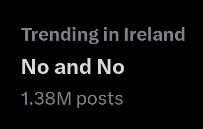 🇮🇪🚨 No No for the upcoming Irish referendums is really taking off #VoteNoNo #VoteNoRef24