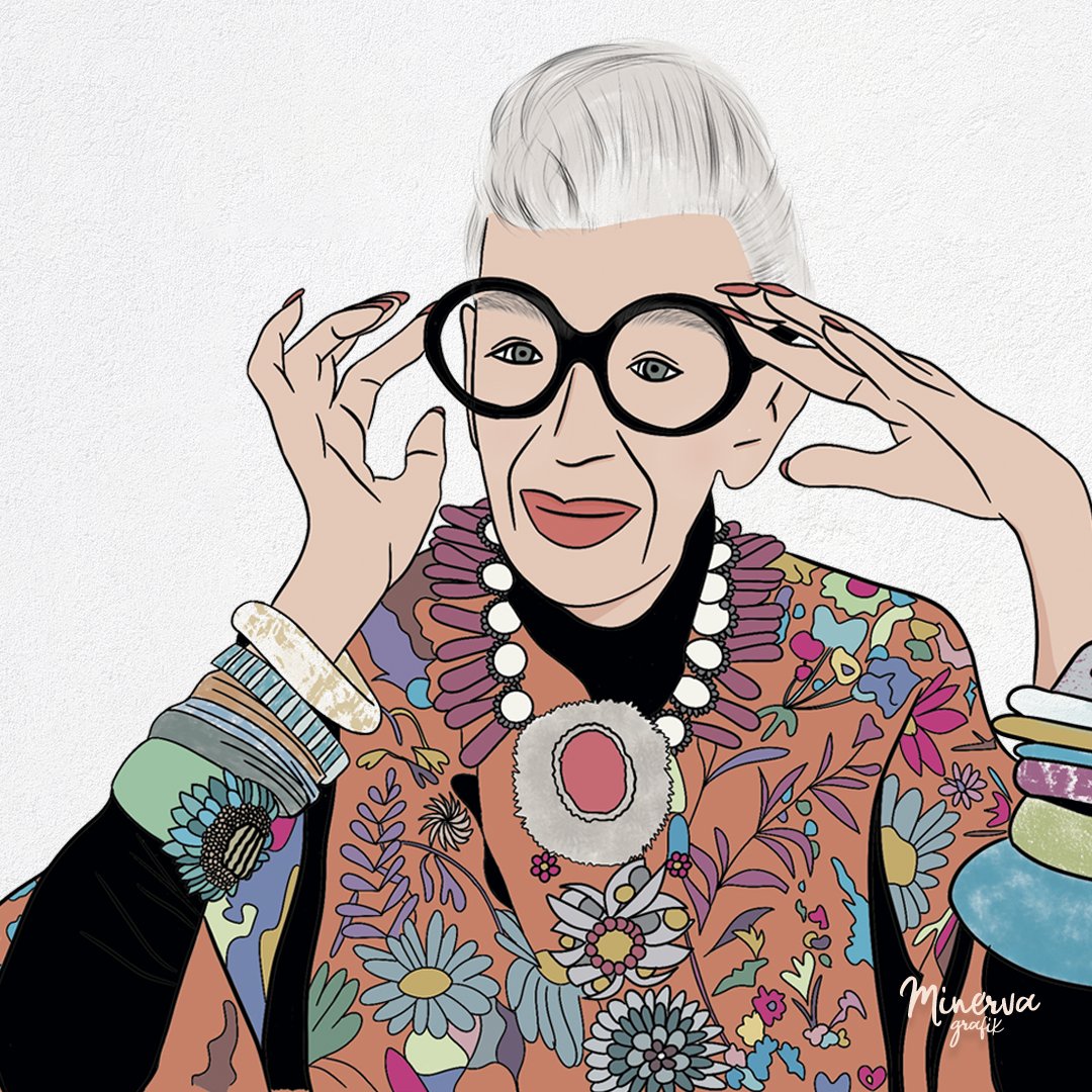 '𝗠𝗮́𝘀 𝗲𝘀 𝗺𝗮́𝘀, 𝘆 𝗺𝗲𝗻𝗼𝘀 𝗲𝘀 𝗮𝗯𝘂𝗿𝗿𝗶𝗱𝗼' ~ Iris Apfel
✨ ¡Gracias, Iris, por ser una fuente constante de inspiración y por recordarnos que la moda es para divertirse y expresarse libremente! 🌈💖
.
#minervagrafik #diseñadoragrafica #asturias #irisapfel #diva