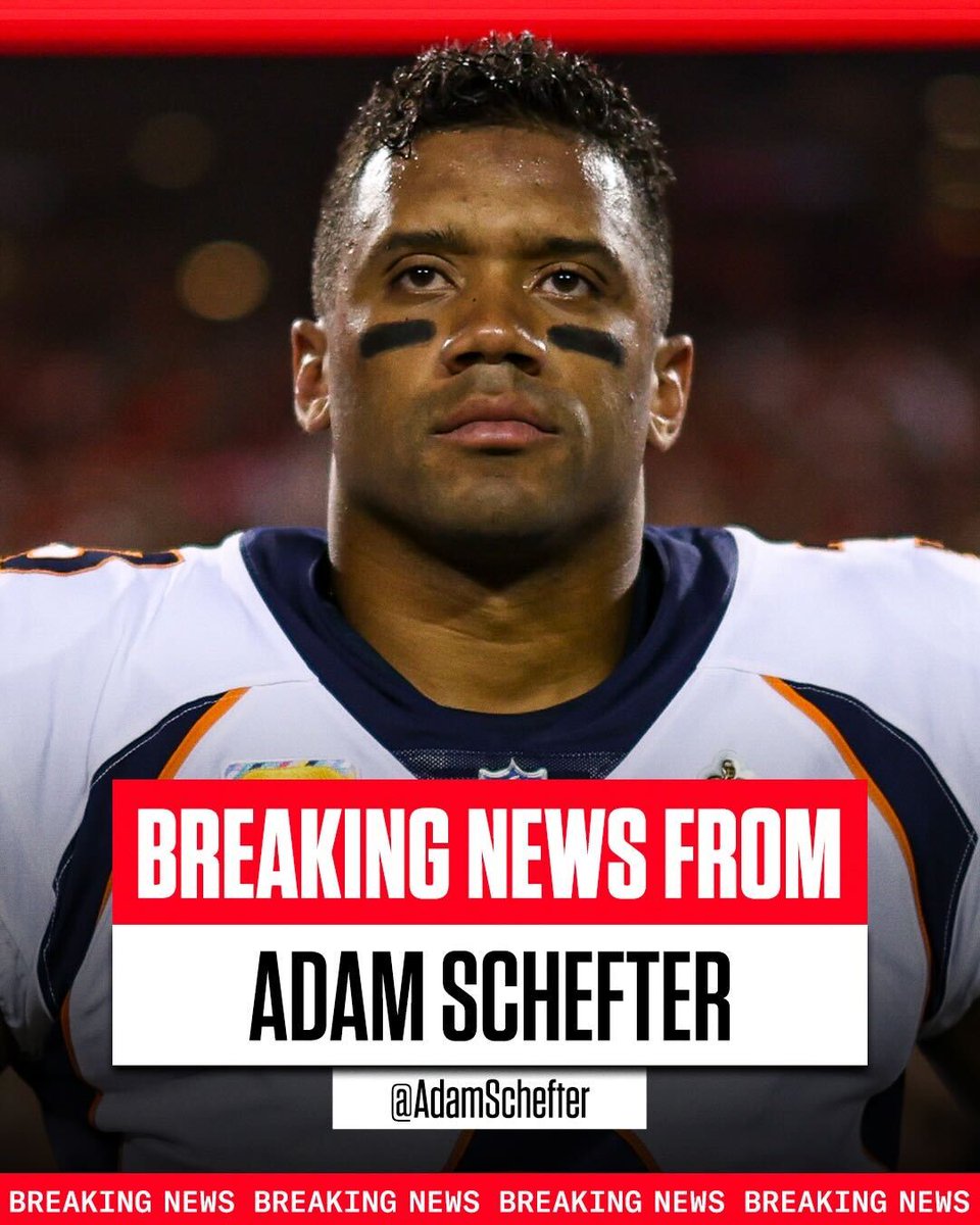 espn's tweet image. Breaking: The Denver Broncos announced that they have notified Russell Wilson that he will be released after the league year begins March 13.