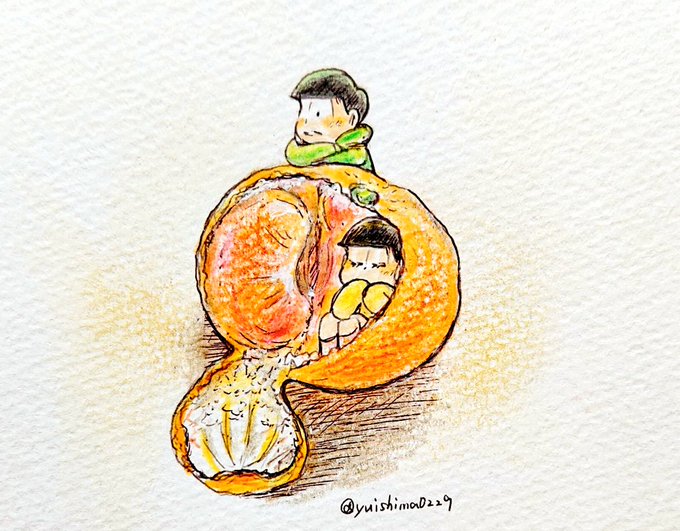 「複数の男性 オレンジ」のTwitter画像/イラスト(新着)