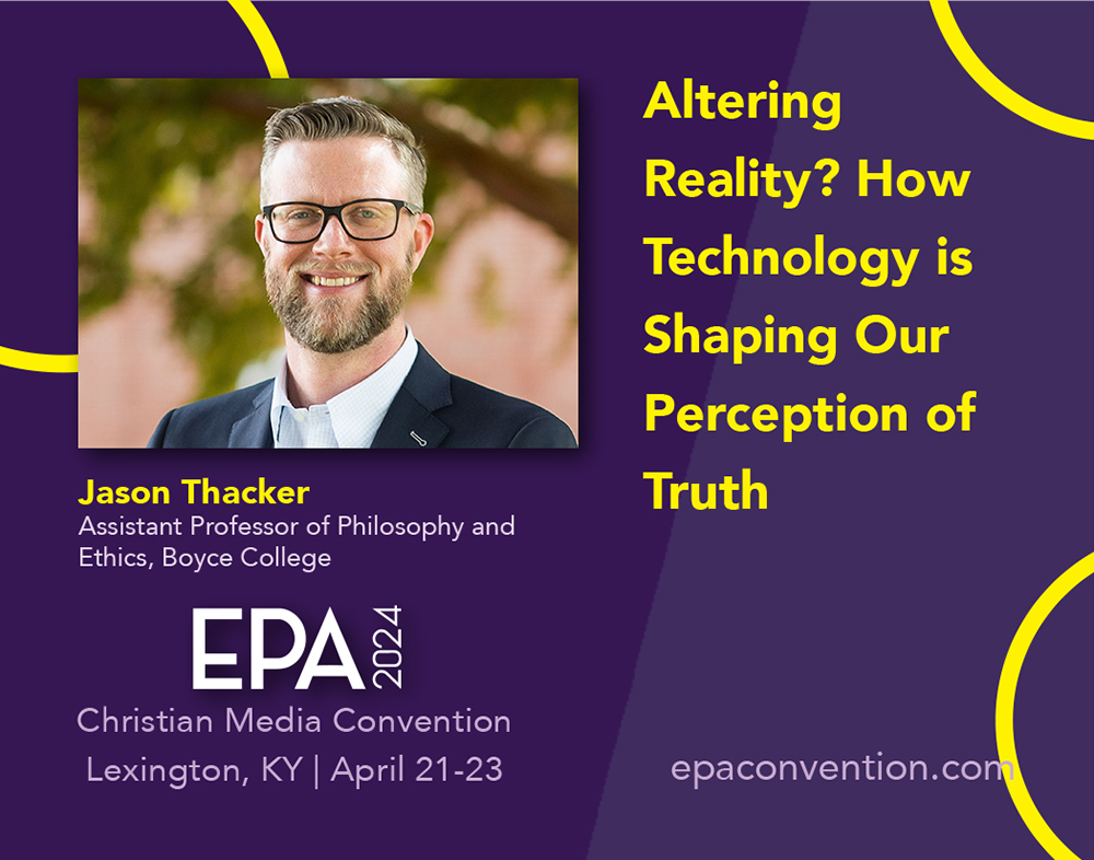 Jason Thacker tackles AI and how its impact on perceived truth at the annual Evangelical Press Association convention. Just one of 30+ sessions and 40+ speakers for the Christian media convention. Register at epaconvention.com. @jasonthacker