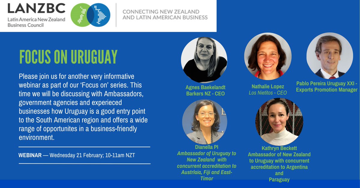 If you have missed our Focus on Uruguay event, you can now watch the recording. Just visit our website here: lnkd.in/gee-Qh9Z