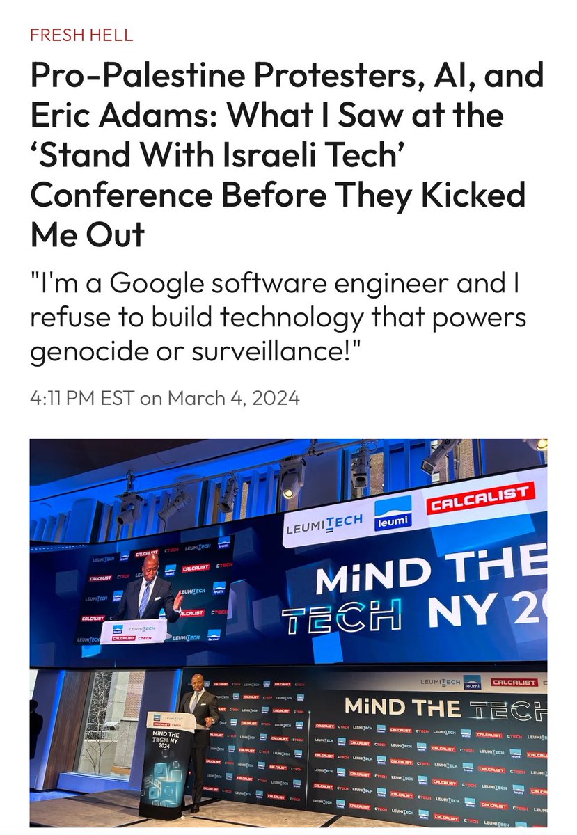 NEW: my dispatch from the MindTheTech conference today and the @NoTechApartheid action, for @HellGateNY — hellgatenyc.com/pro-palestine-…