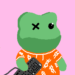 Got my puppet a pet frog
<a href="/NodeFrogs/">NodeFrogs ◉ - FrogsPuppets ◉</a>